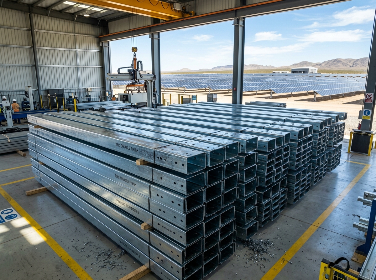 SolarÇelik Entegre Tesis ve Galvanizli Solar C Profil Üretimi
